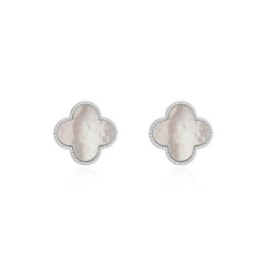 Camille Vintage-Inspired Clover Stud Earrings