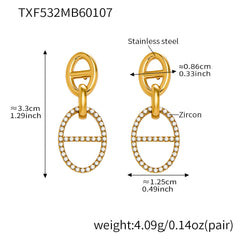 Cubic Zirconia Open Link Jewelry