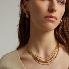 Nicolette Tassel Layered Necklace