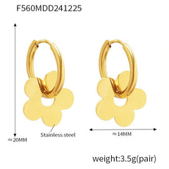18K Gold-Plated Hoop and Pearl Earring Designs