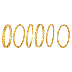 Open Heart and Textured Bangle Designs