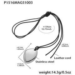 Long Cord Sculptural Pendant Necklace Designs