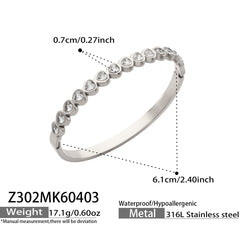 Star & Heart Cubic Zirconia Bracelet Designs