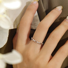 18K Gold-Plated Openwork Stacking Rings