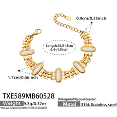 18K Gold-Plated Cat-Eye Accent Jewelry