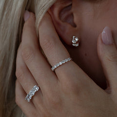Camille Pavé Adjustable Ring