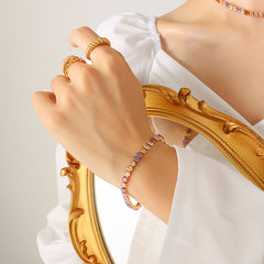 Colored Cubic Zirconia Tennis Jewelry