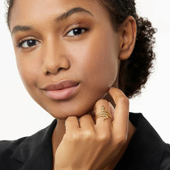 Nadine Vintage-Inspired Snake Adjustable Ring