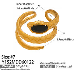 Sculptural Geometric Open Ring Designs