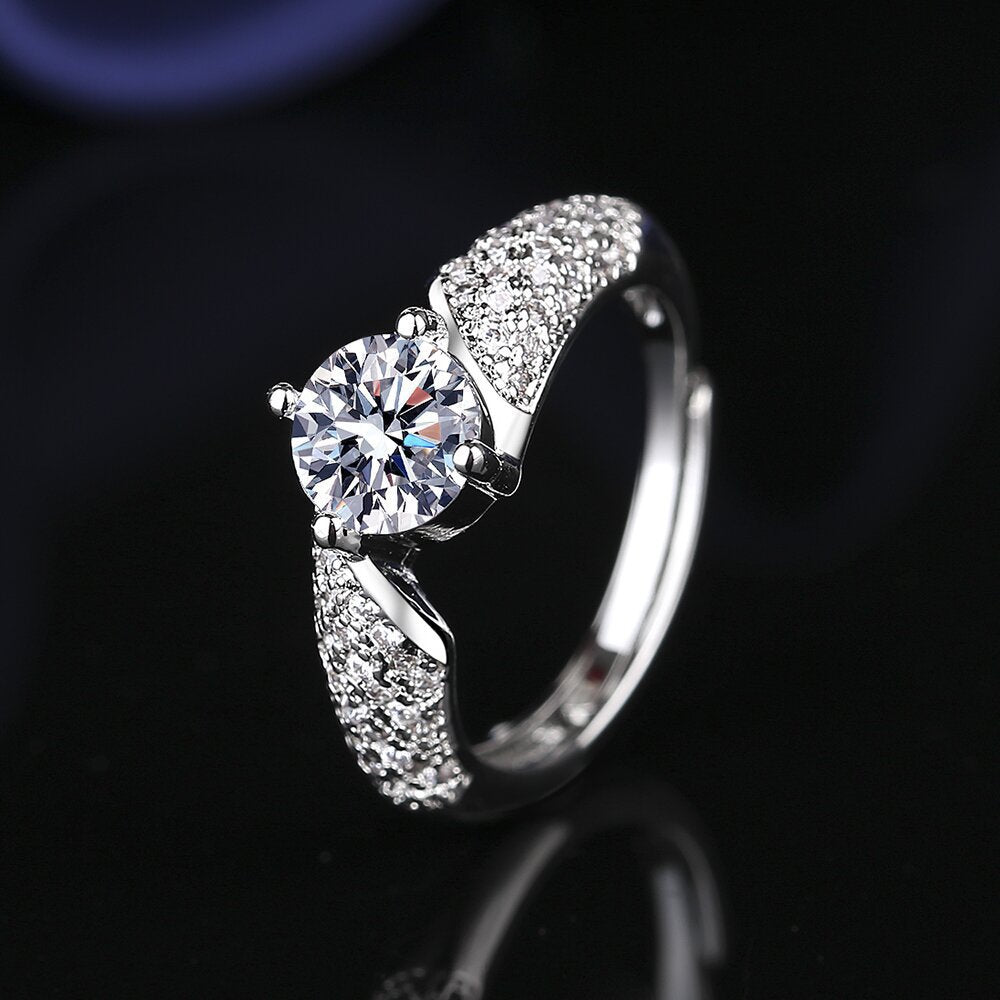 Lumière Charm Ring on a clean background