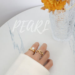 Open Link Stainless Steel Ring
