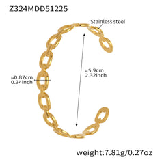 Gold-Tone Slim Cuff and Bangle Designs