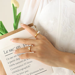 Freshwater Pearl Adjustable Open Ring