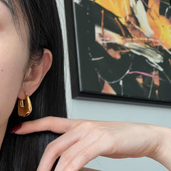 Nadine Vintage-Inspired Geometric Stud Earrings No. 377019
