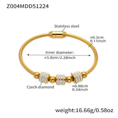 Cubic Zirconia Open Bangle Designs