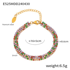 18K Gold-Plated Cubic Zirconia Tennis Bracelet Collection