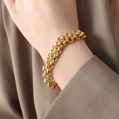 Chunky Link Toggle Necklace & Bracelet
