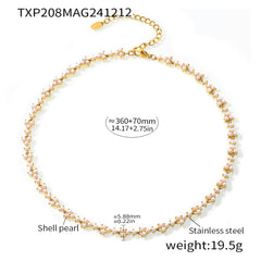 Pearl-Look Bead Necklace or Bracelet
