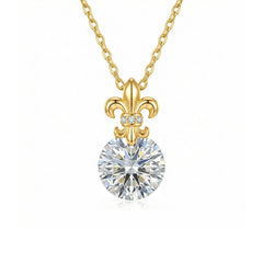 Nadine Vintage-Inspired Pavé Pendant Necklace