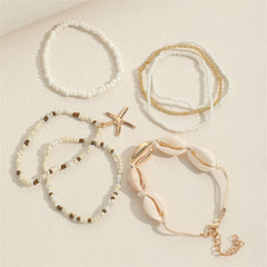 7-Piece Boho Beach Bracelet Stack
