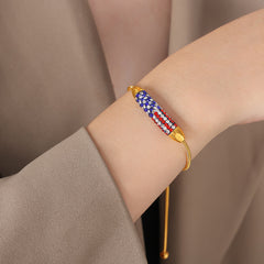 18K Gold-Plated Charm Bracelet or Bangle