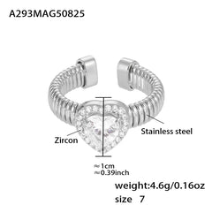 18K Gold-Plated Sculptural Open Ring Designs