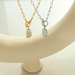 Natural White Shell Pendant Jewelry