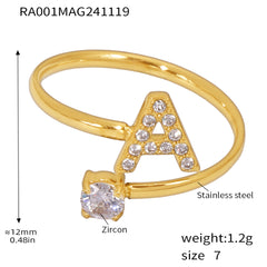 Cubic Zirconia Initial Jewelry Collection