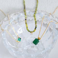 Green Pendant Necklace Designs