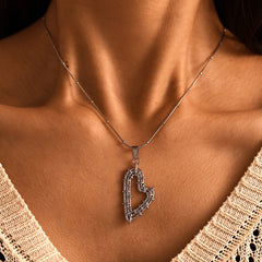 Twisted Heart Shell Necklace or Earrings