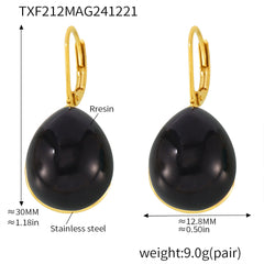 Teardrop Resin Necklace Earrings or Ring