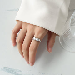 18K Gold-Plated Twisted Sculptural Ring
