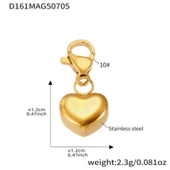 18K Gold-Plated Charm Bracelet and Pendant Designs