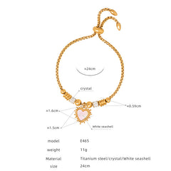 18K Gold-Plated Charm Bracelet or Bangle