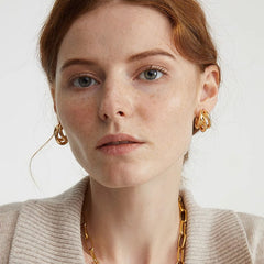 Nicolette Statement Hoop Earrings