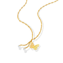 Butterfly Sparkle Pendant Necklace