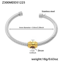 Colored Cubic Zirconia and Enamel Bangle Designs