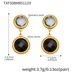 Round Stone Accent Bracelet or Earrings