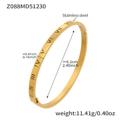 Roman Numeral & Geometric Clasp Bracelet Designs