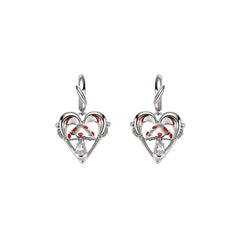 Daphne Heart Stud Earrings