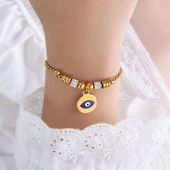 Colorful Eye Charm Bracelet