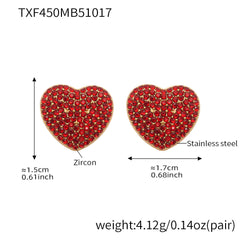 18K Gold-Plated Heart Pendant Jewelry