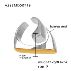 Gold-Tone Sculptural Statement Ring Designs