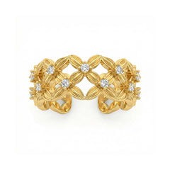 Daphne Dainty Clover Adjustable Ring No. 979707