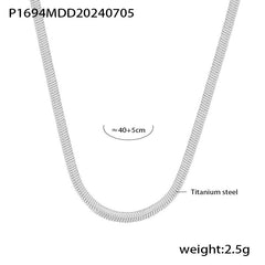 Layering Chain and Three-Bead Necklace