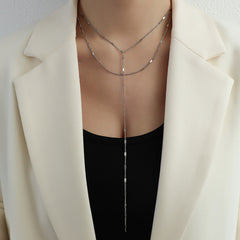Fine Y Drop Necklace or Layering Set