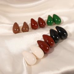 Enamel Teardrop Stud Earring Designs