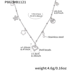 Cubic Zirconia Heart Layered Necklace Designs