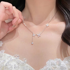 Marielle Dainty Butterfly Choker Necklace