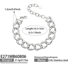 Bear Charm and Oval Link Bracelet Designs